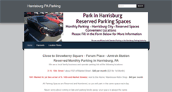Desktop Screenshot of harrisburgpaparking.com